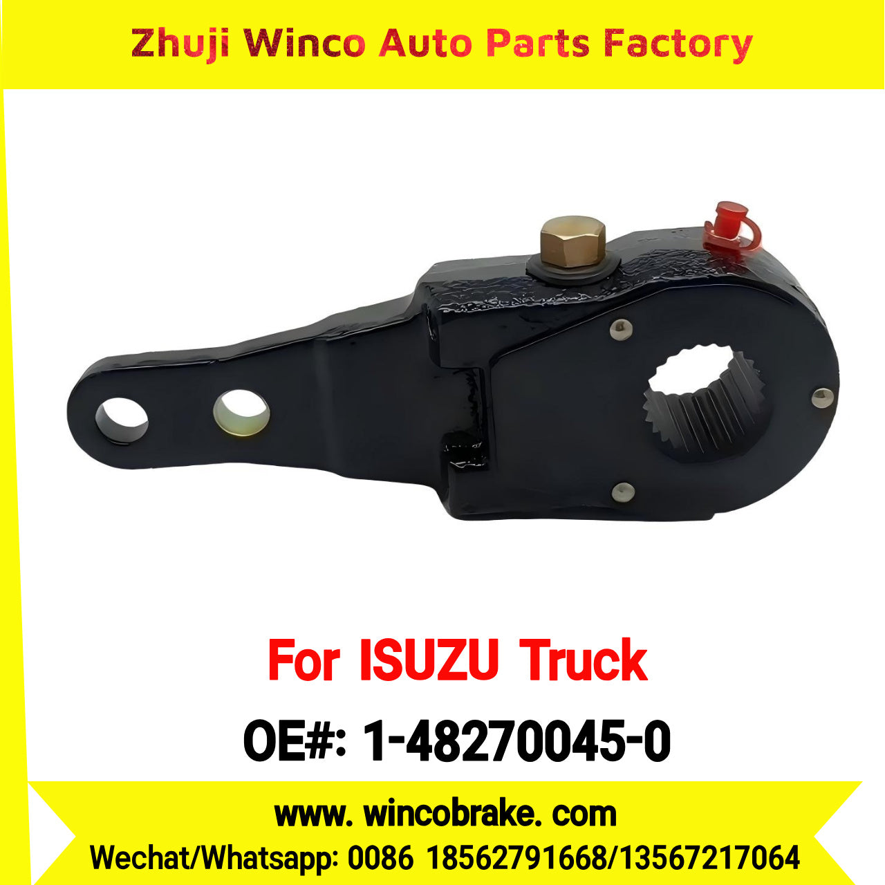 Winco OEM 1-48270045-0 Factory Supply New Manual Slack Adjuster for ISUZU 1-48270045-0