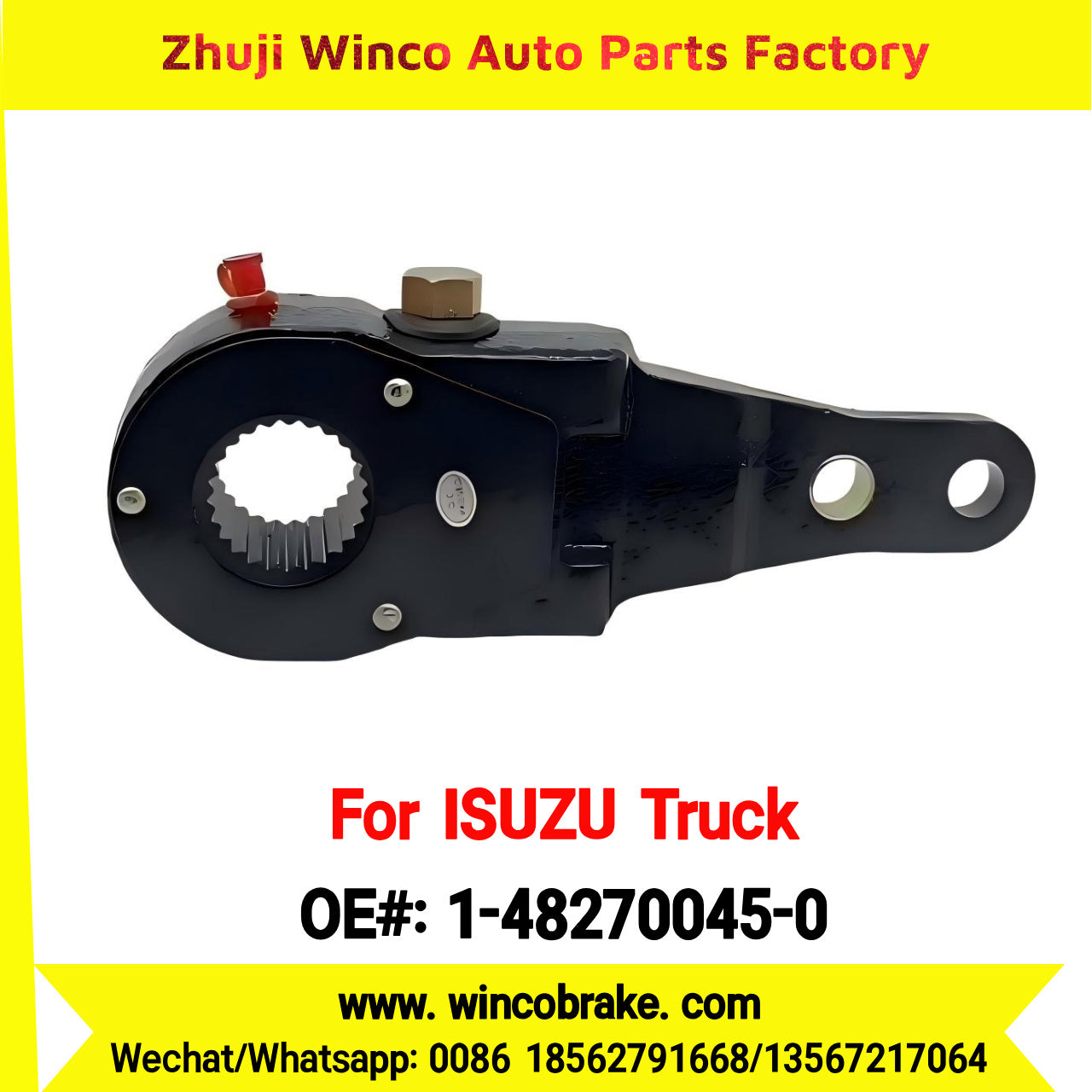 Winco OEM 1-48270045-0 Factory Supply New Manual Slack Adjuster for ISUZU 1-48270045-0