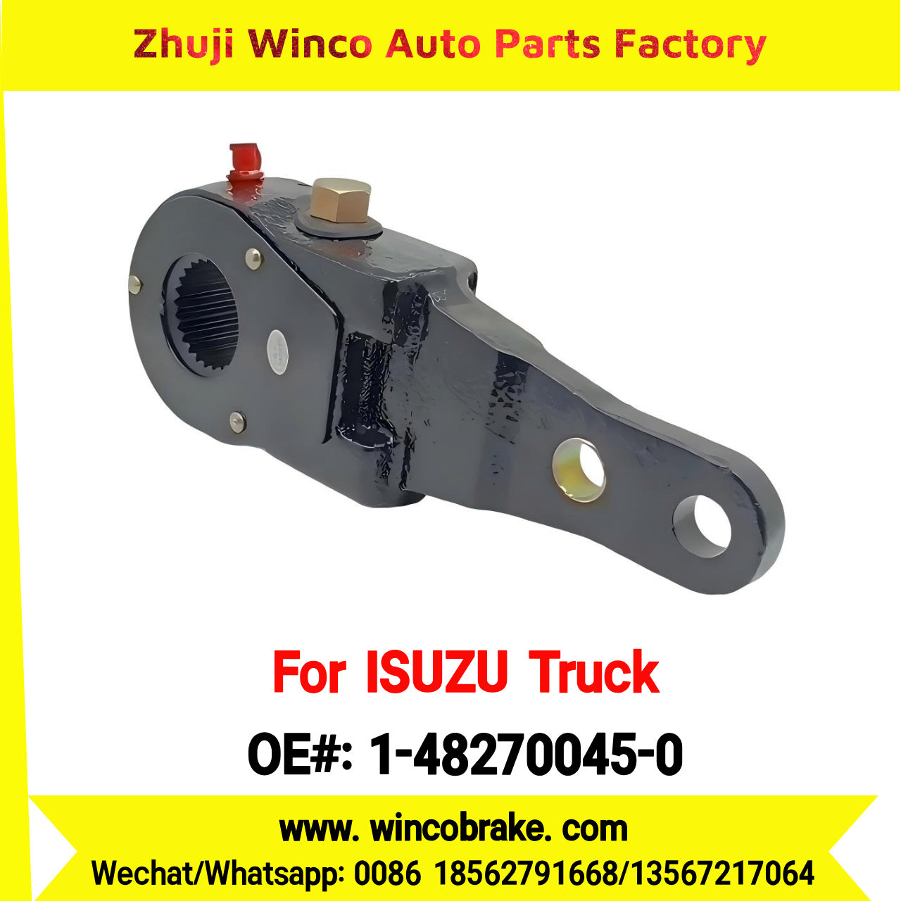 Winco OEM 1-48270045-0 Factory Supply New Manual Slack Adjuster for ISUZU 1-48270045-0