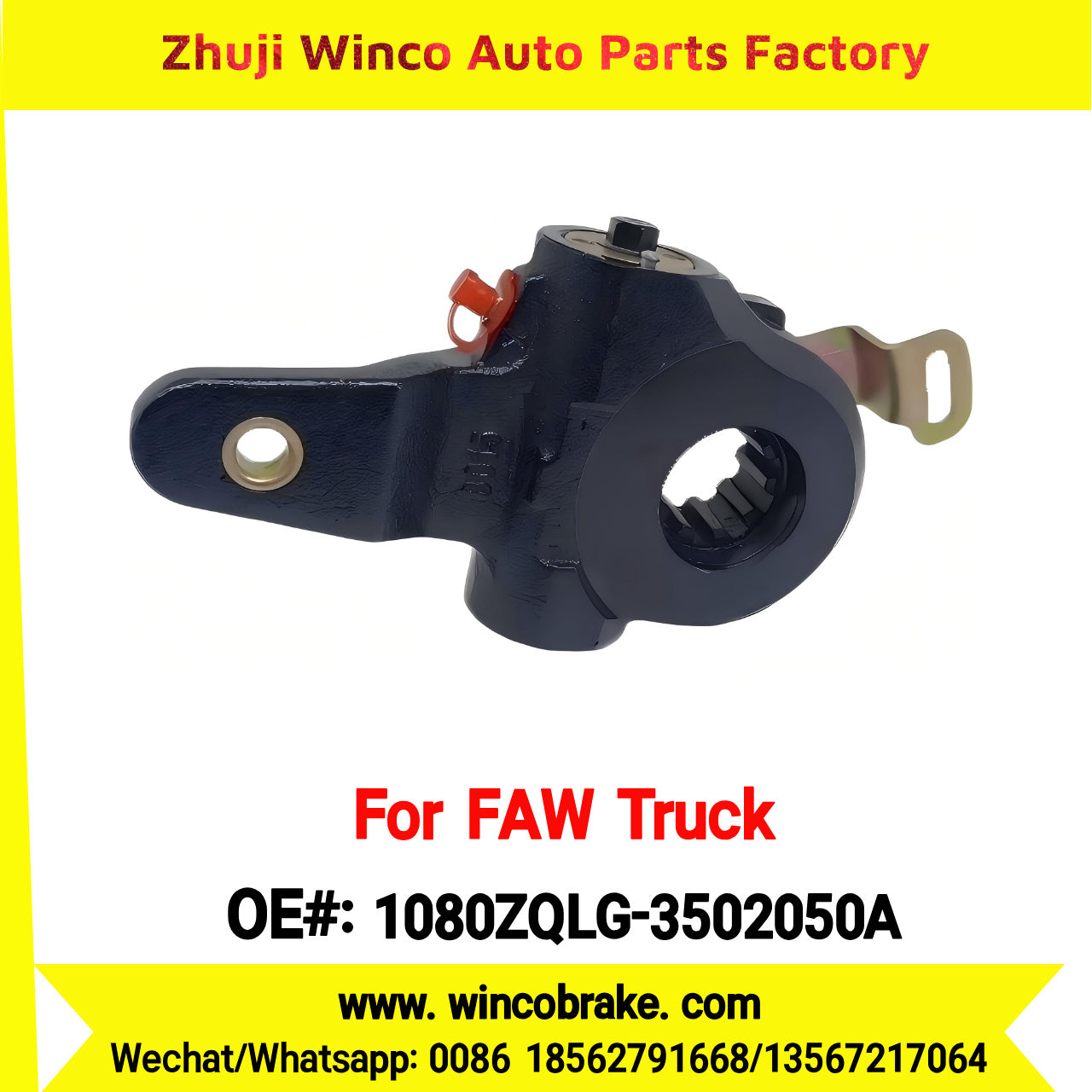 Winco OEM 1080ZQLG-3502060A Automatic Slack Adjuster for Suit to China FAW Qingdao Trucks