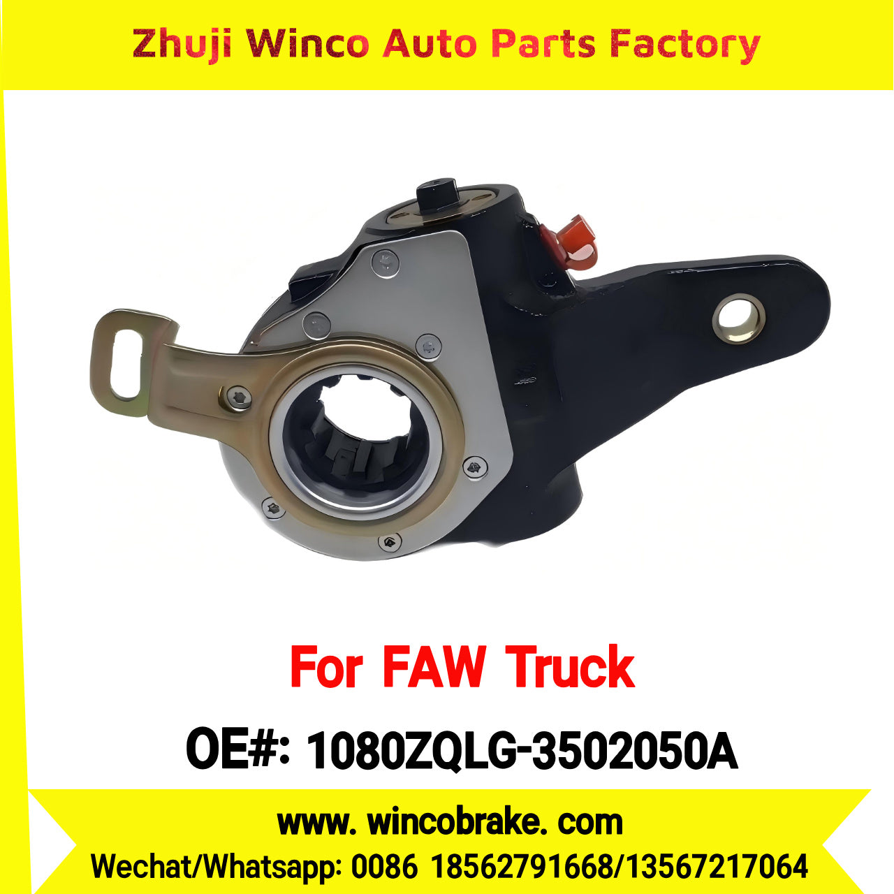 Winco OEM 1080ZQLG-3502060A Automatic Slack Adjuster for Suit to China FAW Qingdao Trucks