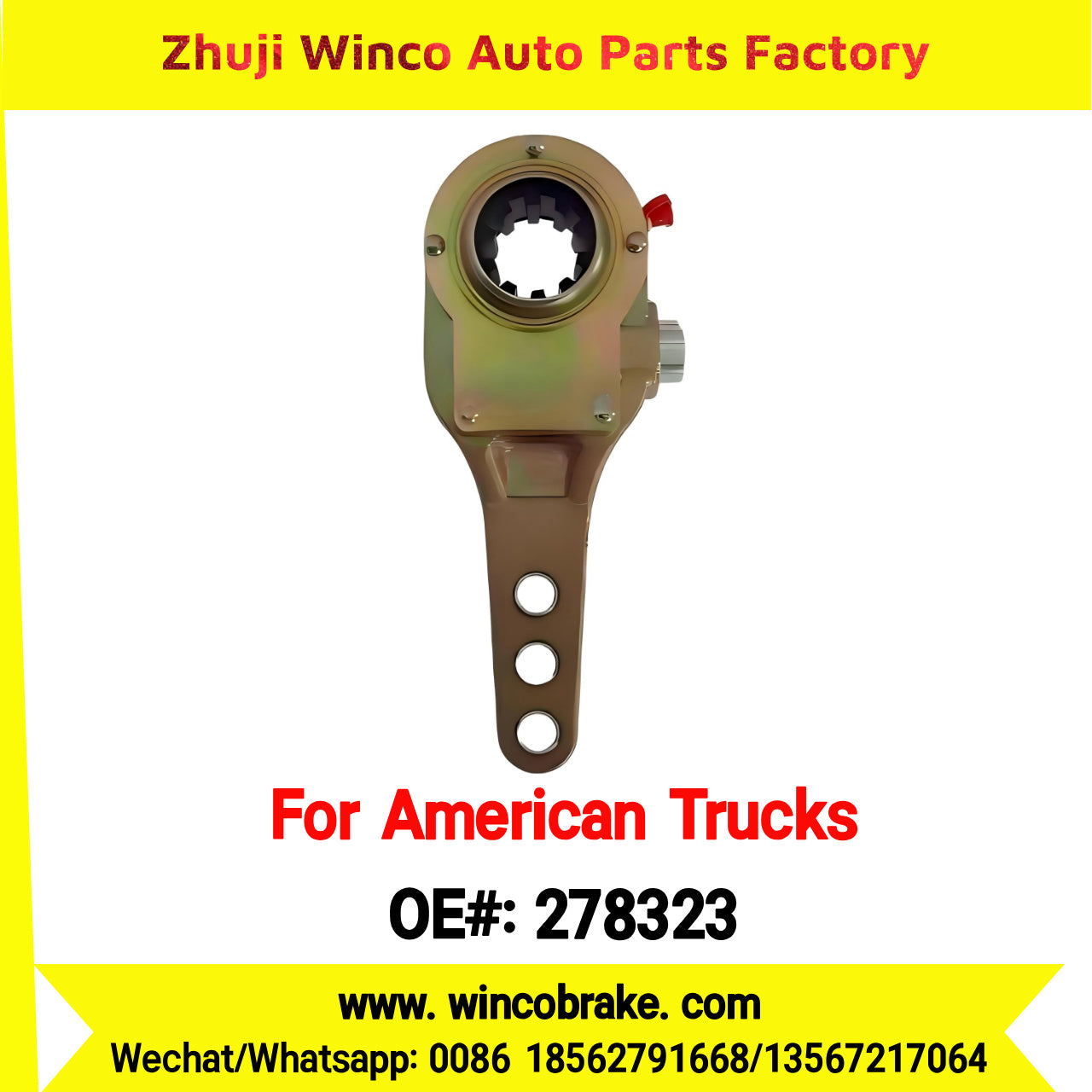Winco OEM 278323 Truck & Trailer Manual Slack Adjuster