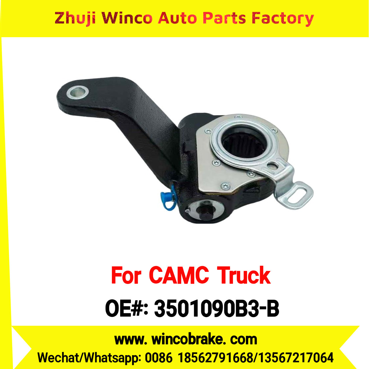 Winco OEM 3501090B3-B Automatic Slack Adjuster for Suit to Chinese CAMC Truck
