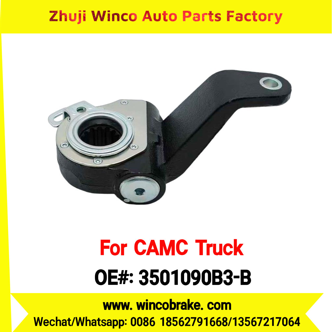Winco OEM 3501090B3-B Automatic Slack Adjuster for Suit to Chinese CAMC Truck