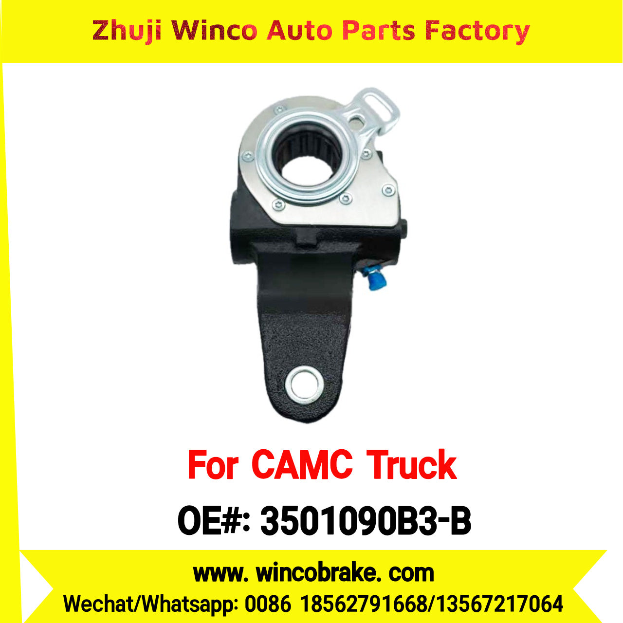 Winco OEM 3501090B3-B Automatic Slack Adjuster for Suit to Chinese CAMC Truck