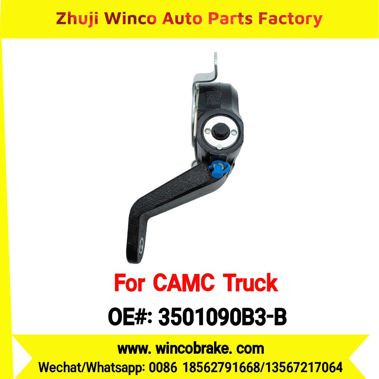 Winco OEM 3501090B3-B Automatic Slack Adjuster for Suit to Chinese CAMC Truck