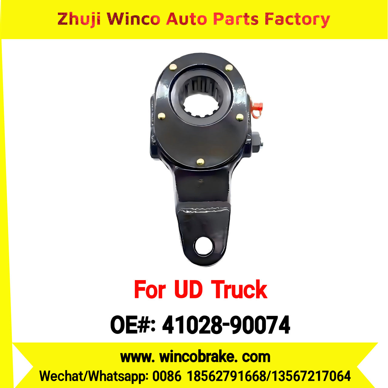 Winco OEM 41028-90074 UD CW520 Truck Brake System Manual Slack Adjuster RH Supply for Truck Model