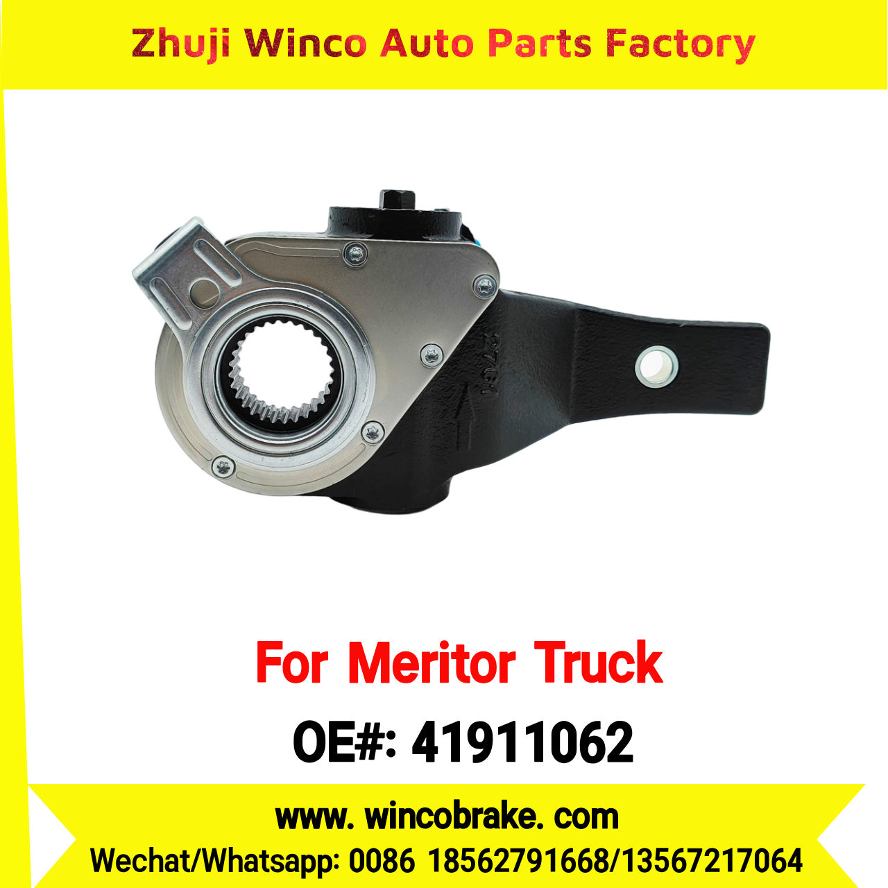 Winco OEM 41911062 for Truck Brake Systems 28 Teeth Straight Meritor Truck Haldex 41911062 Replacement SUIT TO AMERICAN TRUCKS