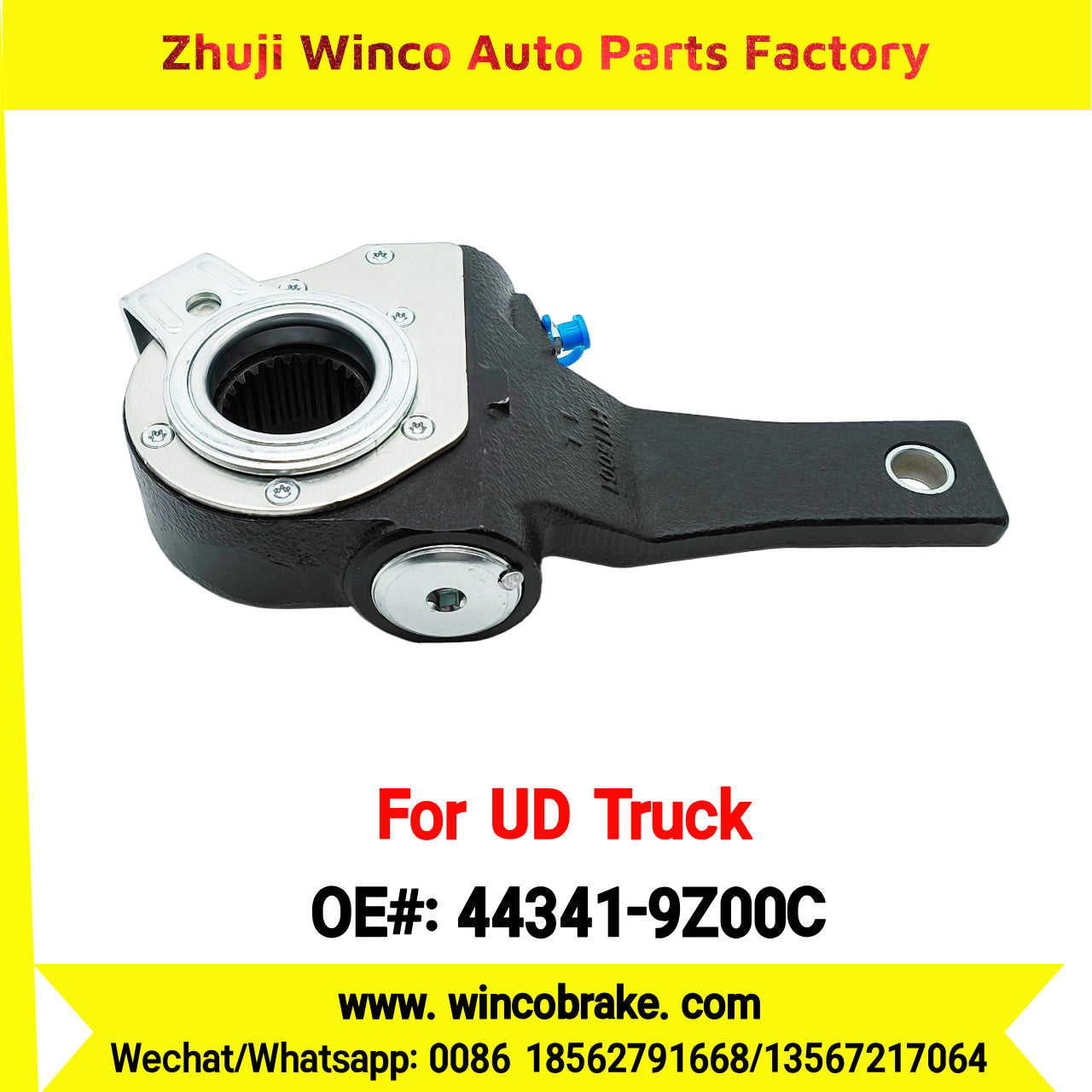 Winco OEM 44341-9Z00C Automatic Slack Adjuster for Suit to UD Truck PKE250 to Southeast Asia Market 24 Teeth