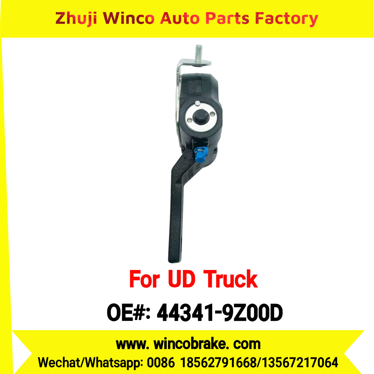 Winco OEM 44341-9Z00D Automatic Slack Adjuster for Suit to UD Truck PKE250 to Southeast Asia Market 24 Teeth
