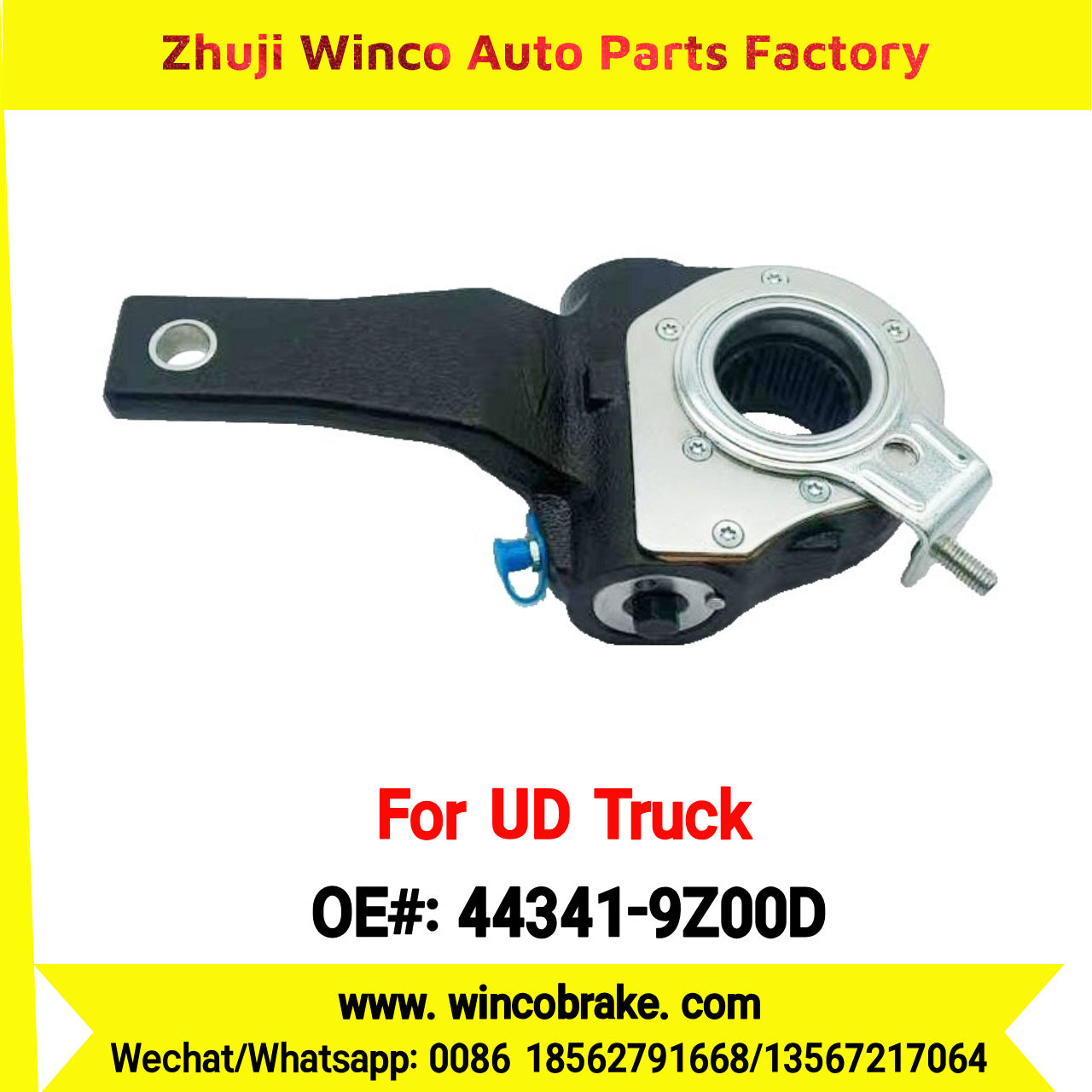 Winco OEM 44341-9Z00D Automatic Slack Adjuster for Suit to UD Truck PKE250 to Southeast Asia Market 24 Teeth