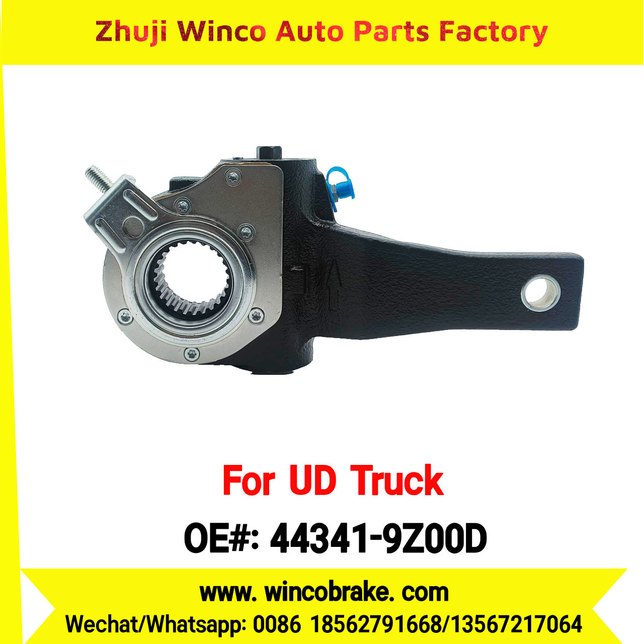 Winco OEM 44341-9Z00D Automatic Slack Adjuster for Suit to UD Truck PKE250 to Southeast Asia Market 24 Teeth