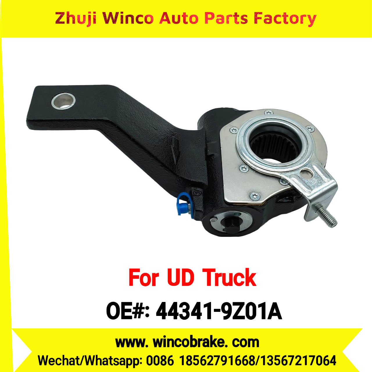Winco OEM 44341-9Z01A Automatic Slack Adjuster for Suit to UD Truck QUESTER to Southeast Asia Market 24 Teeth