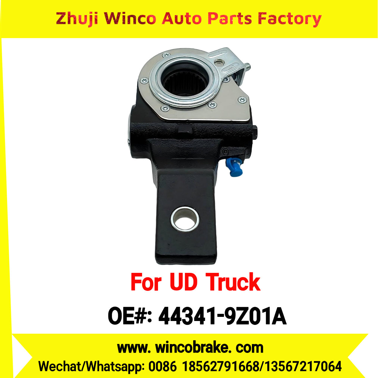 Winco OEM 44341-9Z01A Automatic Slack Adjuster for Suit to UD Truck QUESTER to Southeast Asia Market 24 Teeth
