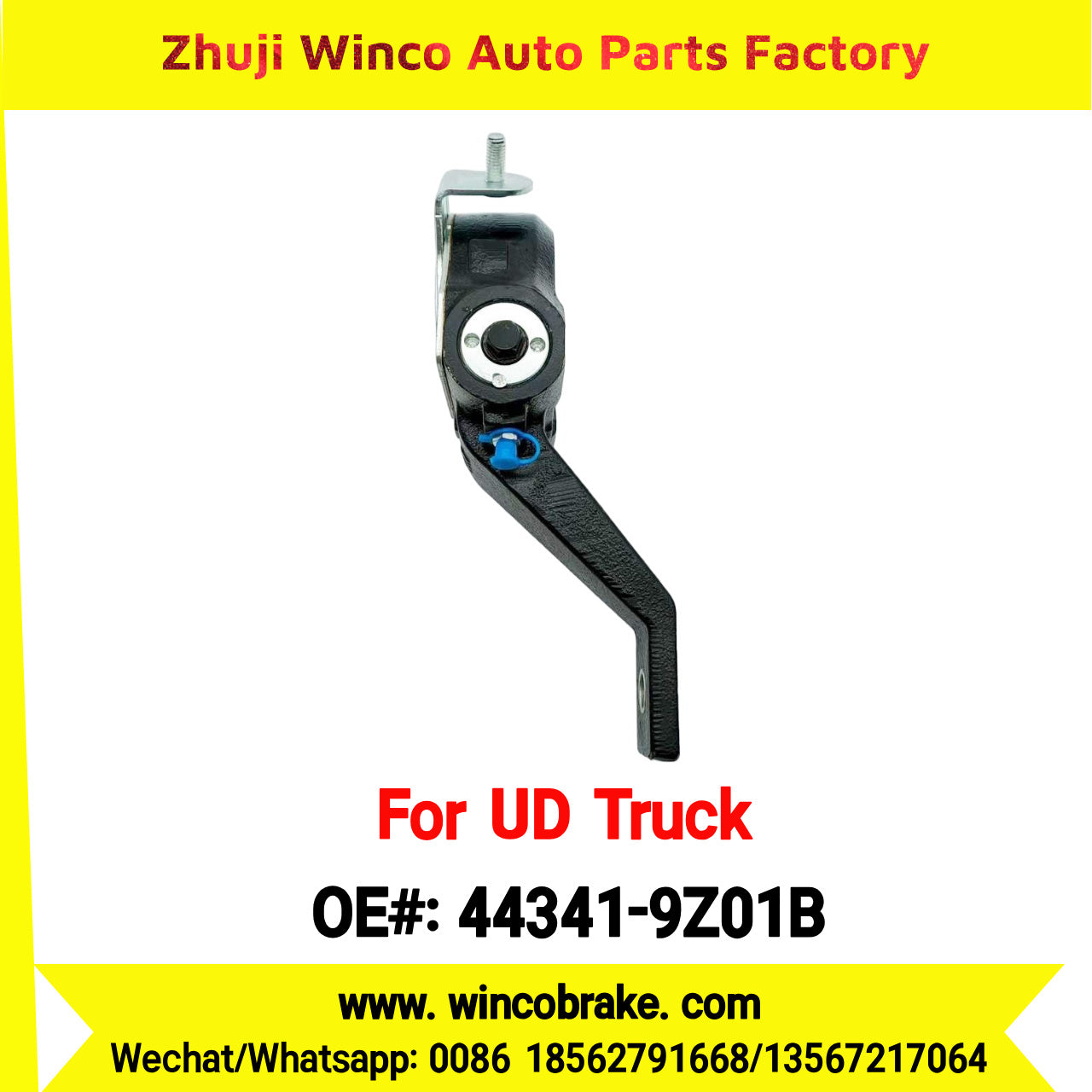 Winco OEM 44341-9Z01B Automatic Slack Adjuster for Suit to UD Truck QUESTER to Southeast Asia Market 24 Teeth