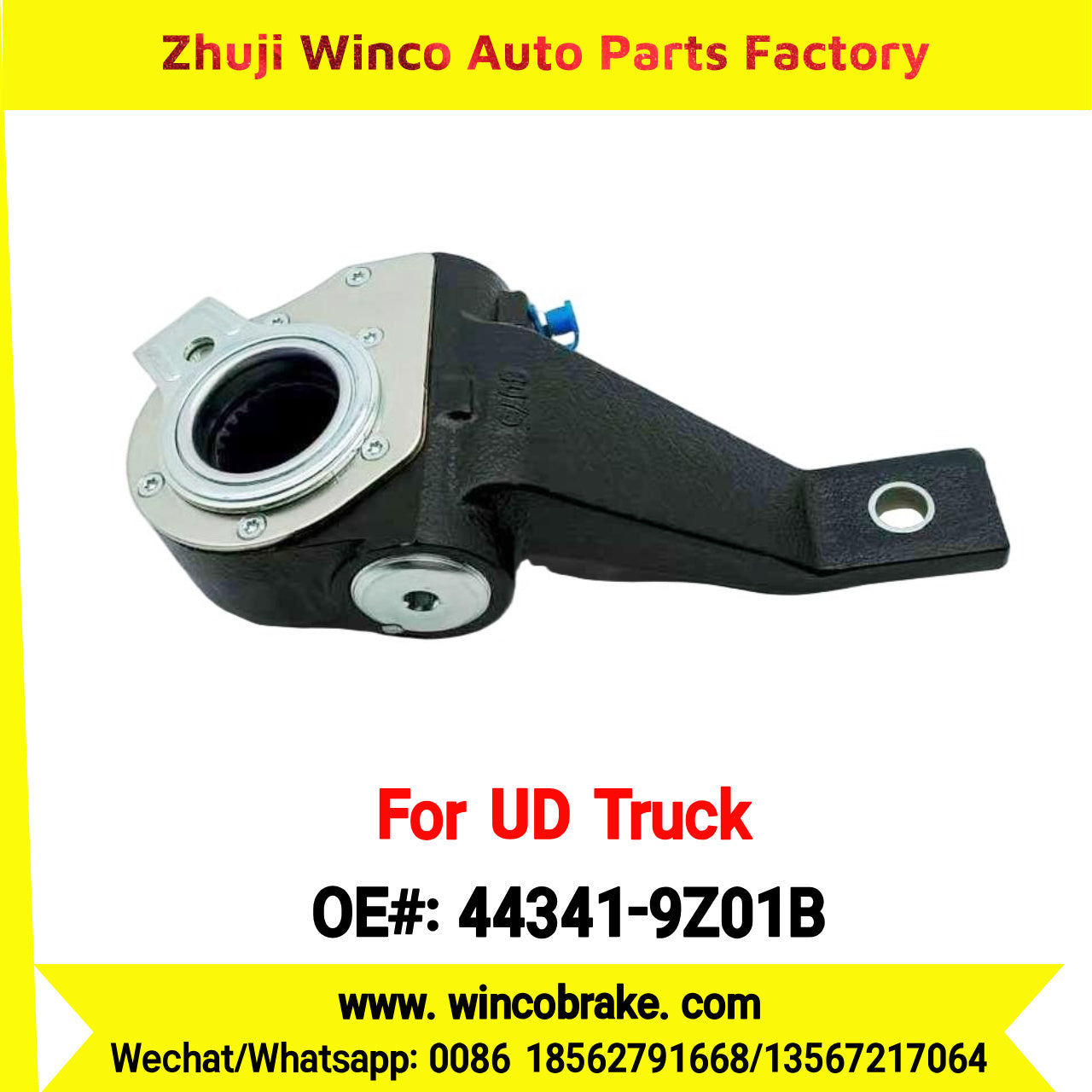 Winco OEM 44341-9Z01B Automatic Slack Adjuster for Suit to UD Truck QUESTER to Southeast Asia Market 24 Teeth