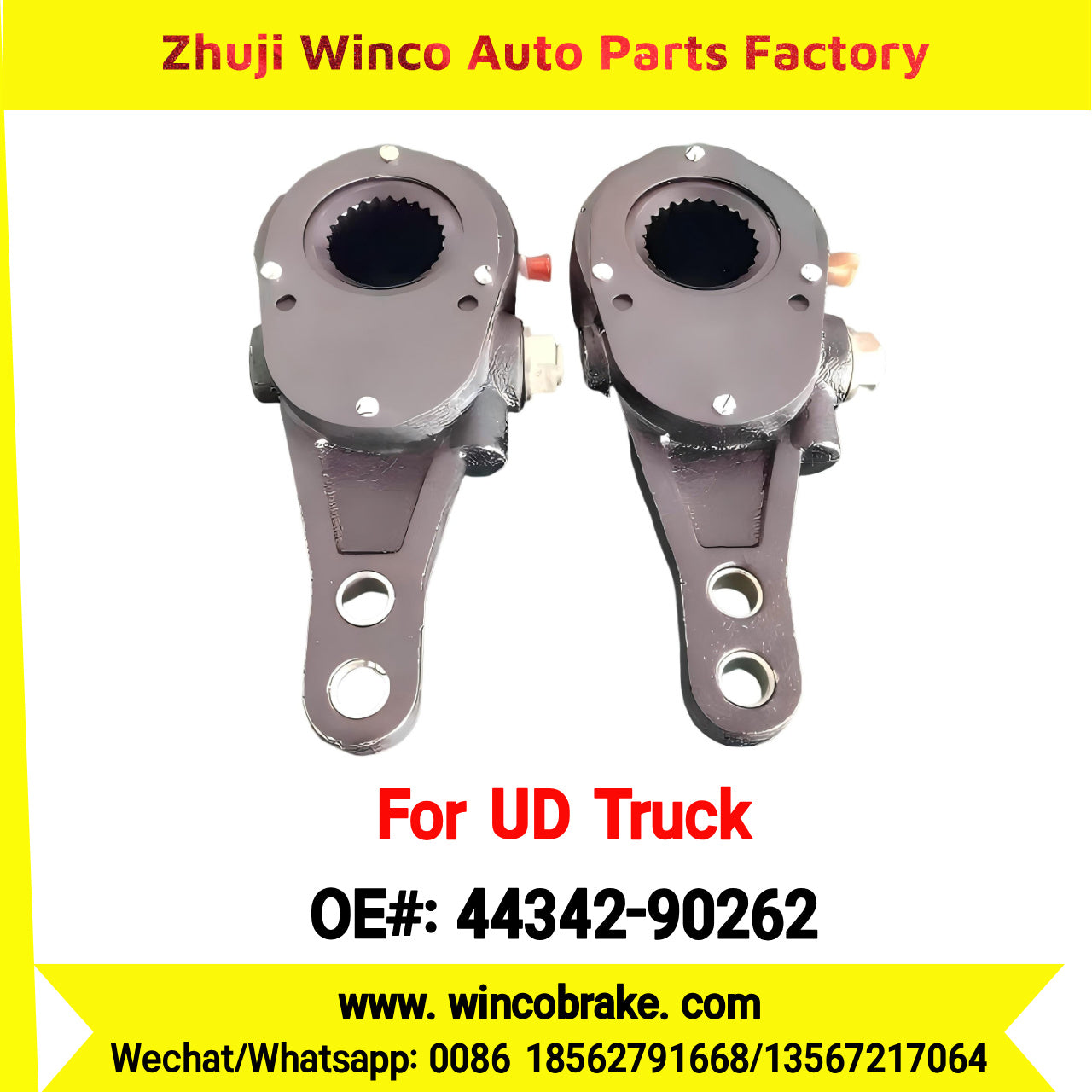 Winco OEM 44342-90262 Factory Supply Manual Slack Adjuster for Japanese UD Trucks