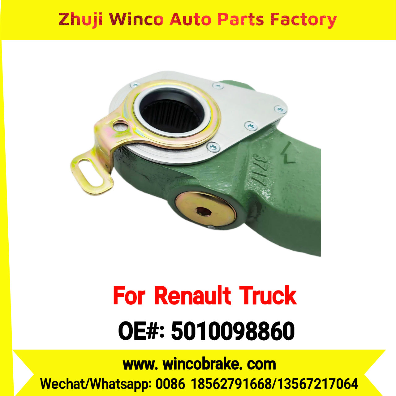 Winco OEM 5010098860 Automatic Slack Adjuster TO FIT Renault Truck REPLACES HALDEX 79294