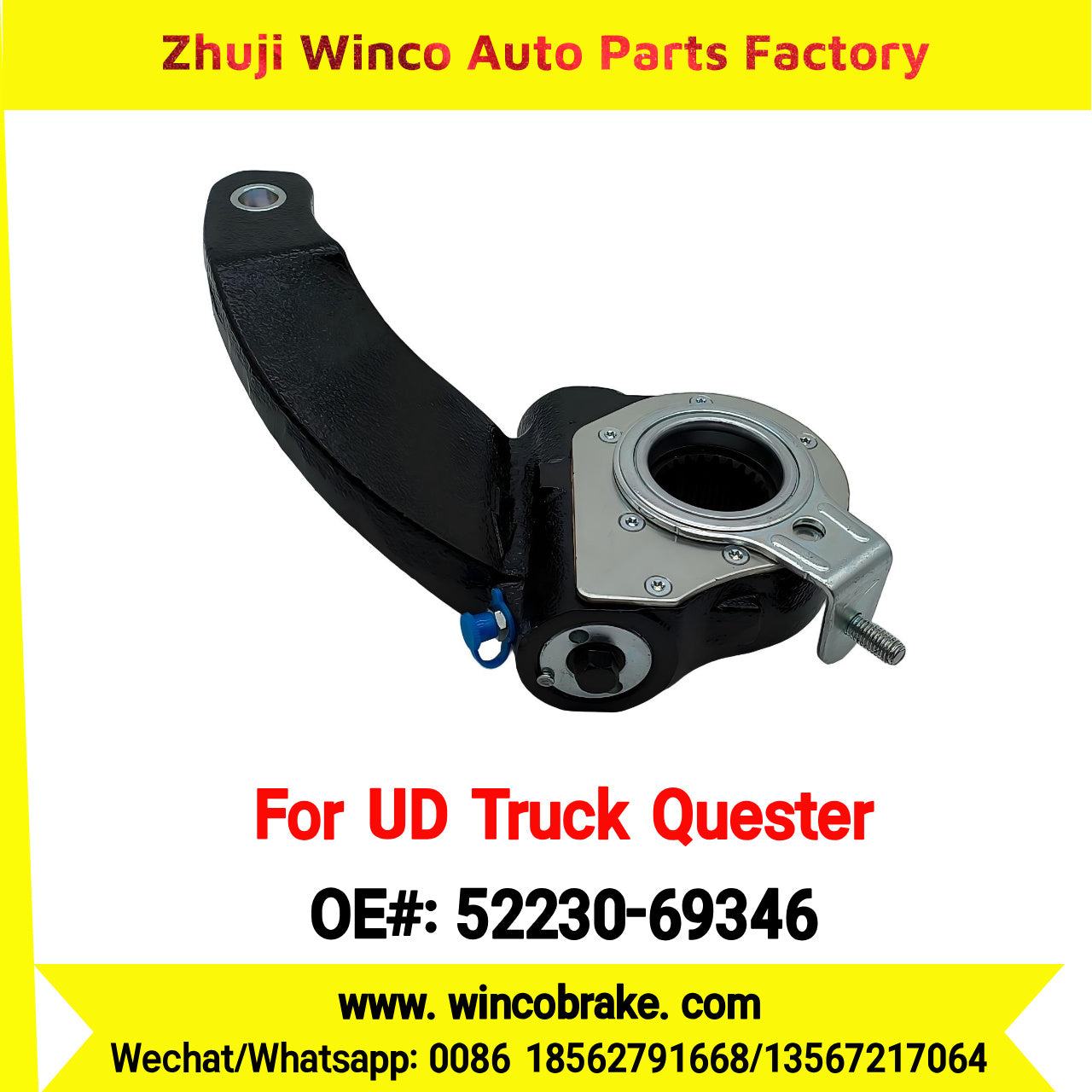 Winco OEM 52230-69346 Automatic Slack Adjuster for UD TRUCK QUESTER to Southeast Asia MYANMAR Market