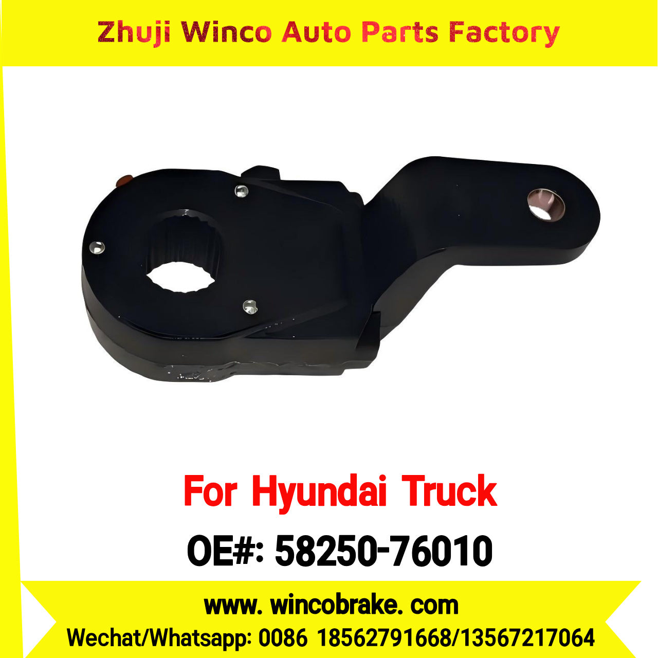 Winco OEM 58250-76010 Export Korean Truck Brake Slack Adjuster 25 Teeth