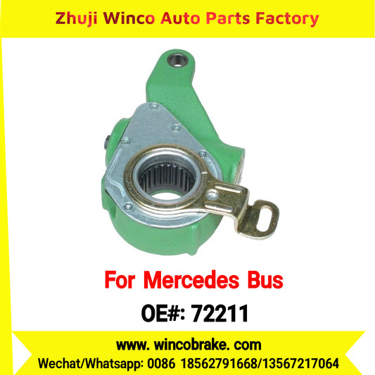 Winco OEM 72211 for Mercedes Benz Bus Automatic Slack Adjuster OEM 3574201138 Auto Parts Brake Adjusting Arm Haldex Type 1 Hole LH 26 Teeth TO FIT MERCEDES Bus Replace Haldex 72211