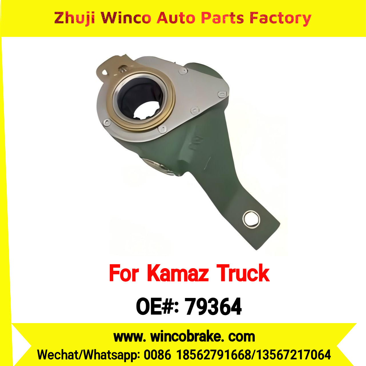 Winco OEM 79364 Russian Heavy-Duty Automatic Slack Adjuster for KAMAZ-6520 Middle Truck Truck Brake Systems Export