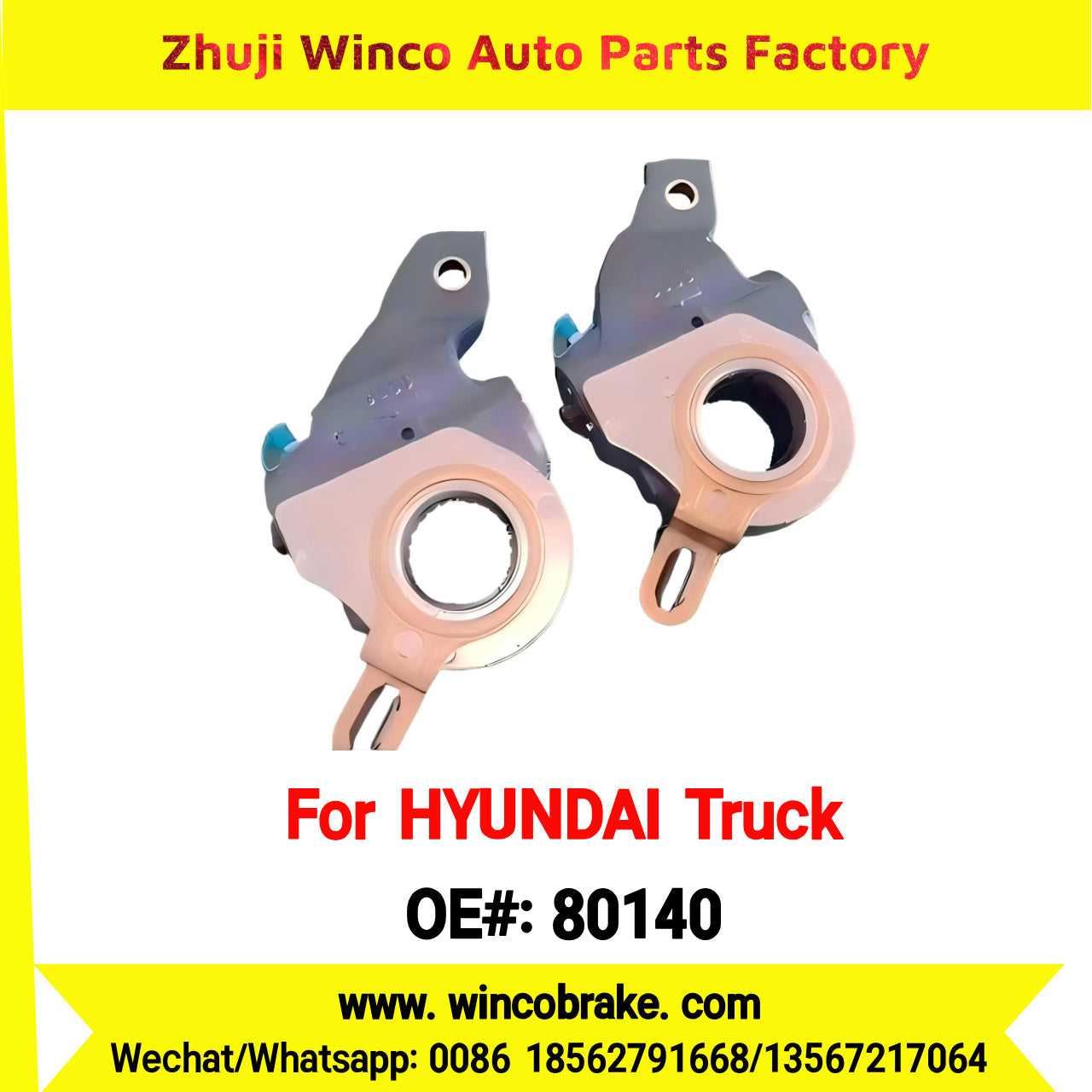 Winco OEM 80140 Automatic Slack Adjuster for Korean New Power Truck, Global, Aero Space, Aero Queen, Trago, Mega Truck, KAP0350