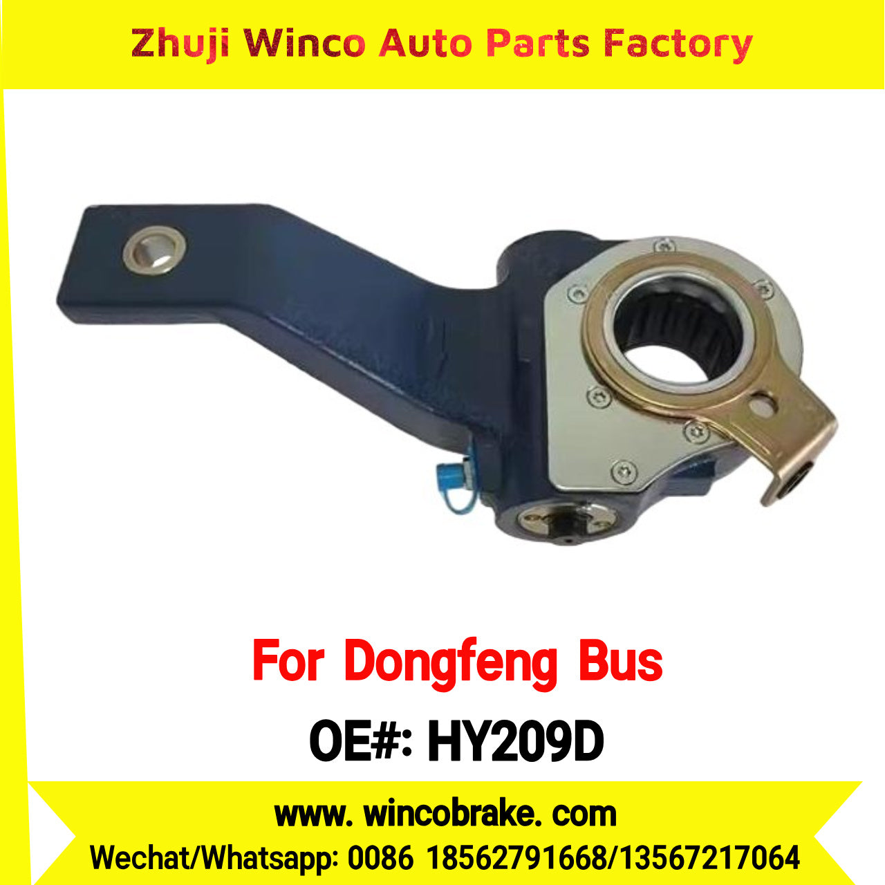 Winco OEM HY209D Automatic Slack Adjuster for Suit to China Dongfeng Bus Brake Parts