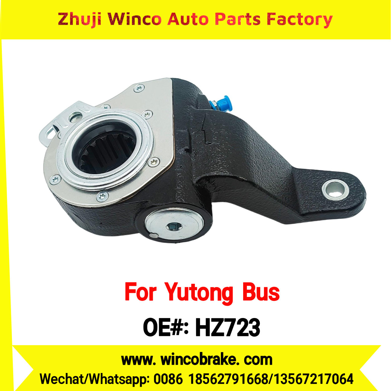 Winco OEM HZ723 Automatic Slack Adjuster TO FIT YUTONG BUS 14 Teeth