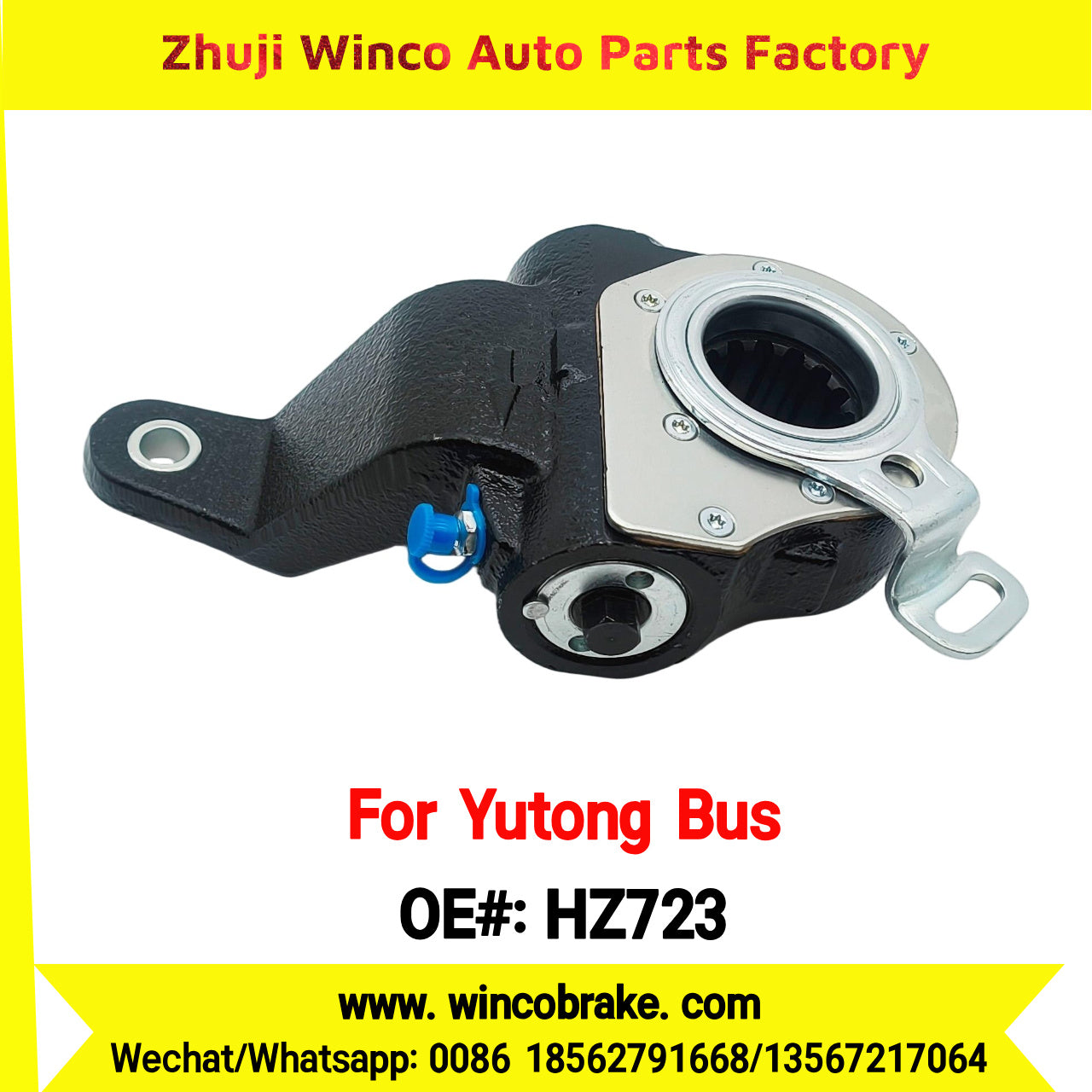 Winco OEM HZ723 Automatic Slack Adjuster TO FIT YUTONG BUS 14 Teeth