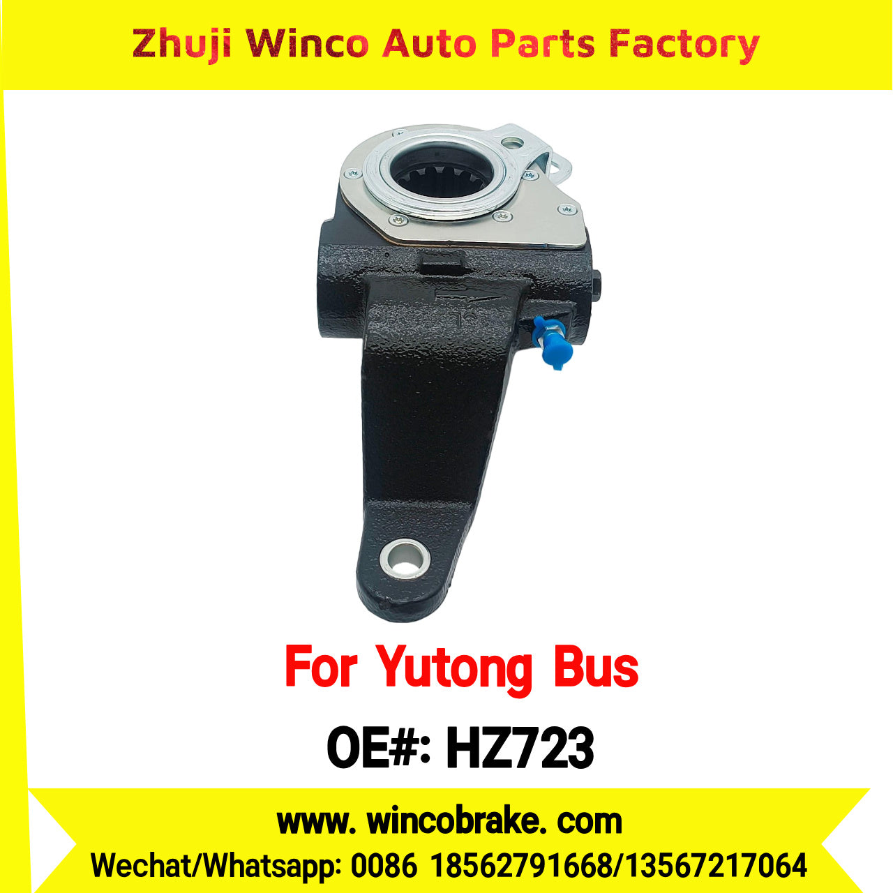 Winco OEM HZ723 Automatic Slack Adjuster TO FIT YUTONG BUS 14 Teeth