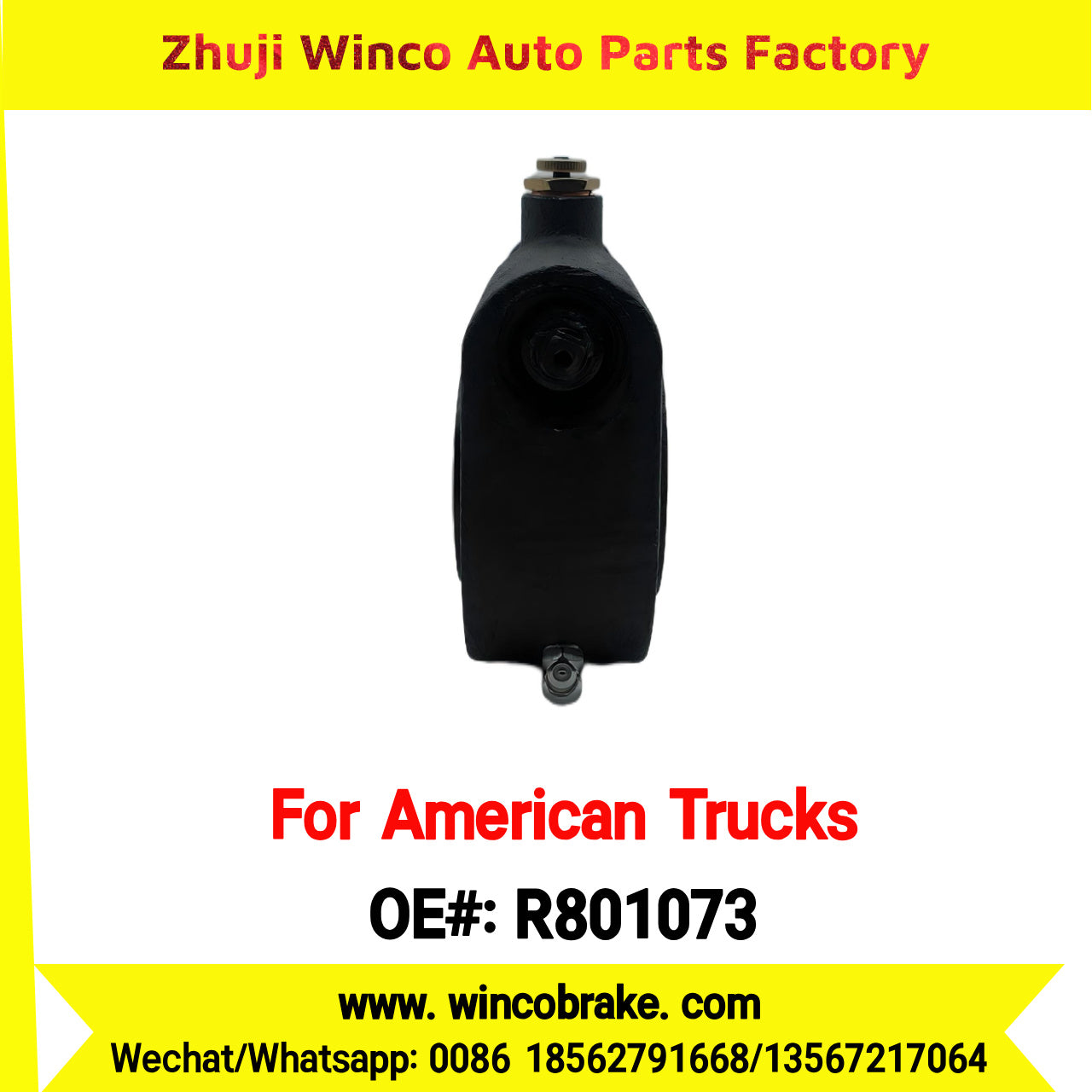 Winco OEM R801073 Export Automatic Slack Adjuster To Replace Meritor For American Trucks International
