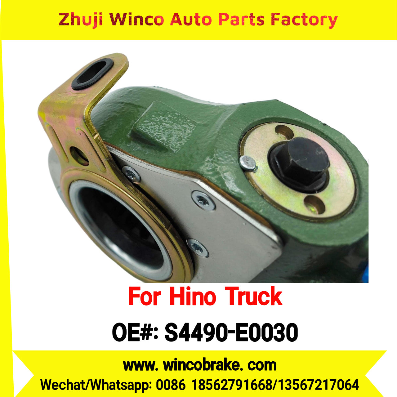 Winco OEM S4490-E0030 Automatic Slack Adjuster for Suit to Japanese HINO Truck Spare Parts Hino 700