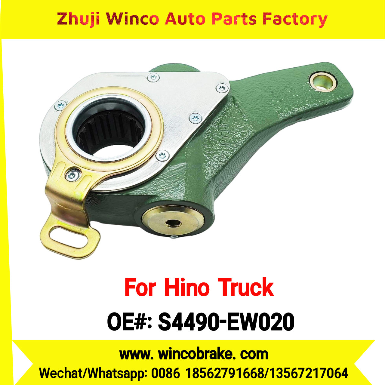 Winco OEM S4490-EW020 Automatic Slack Adjuster for Suit to Japanese HINO Truck Spare Parts
