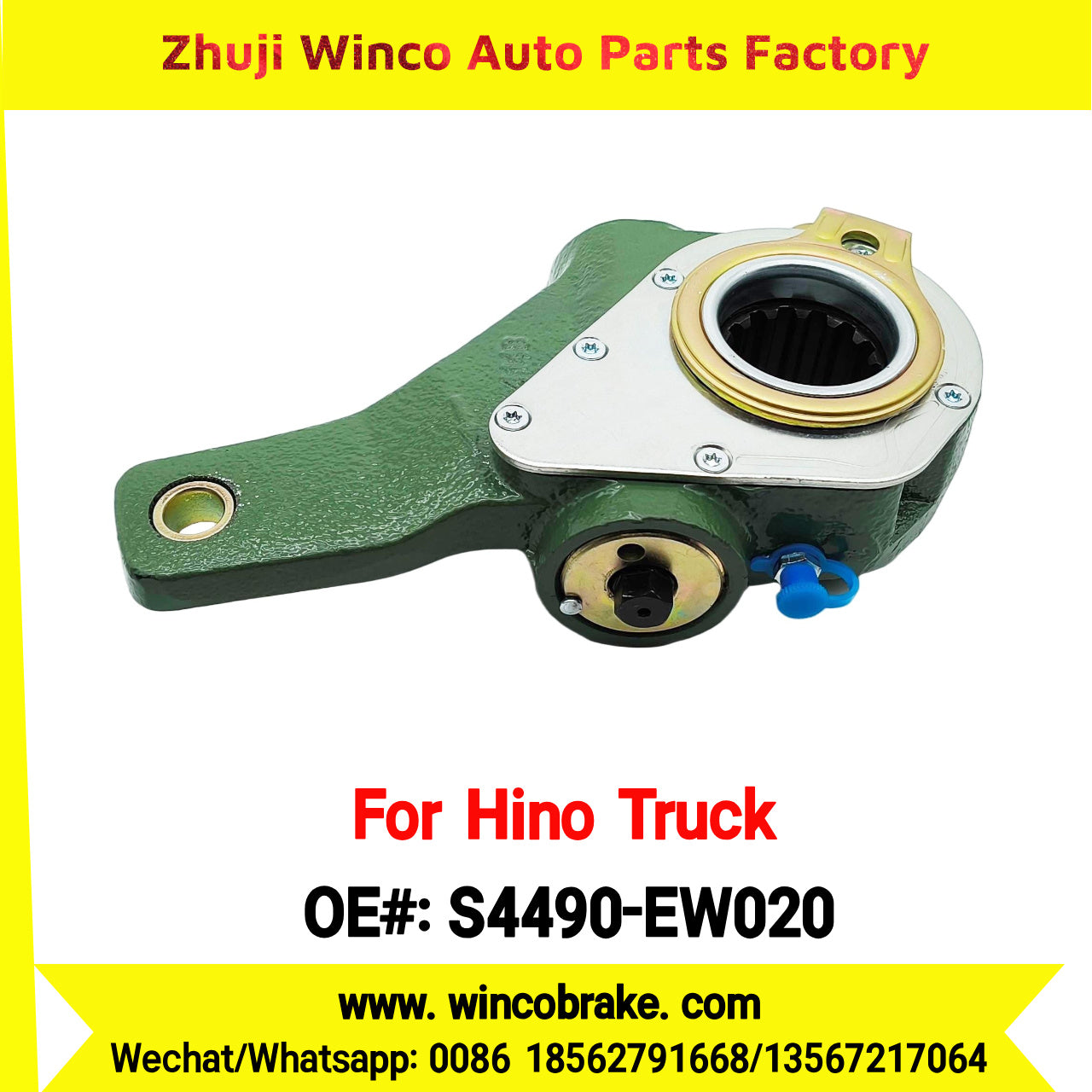 Winco OEM S4490-EW020 Automatic Slack Adjuster for Suit to Japanese HINO Truck Spare Parts