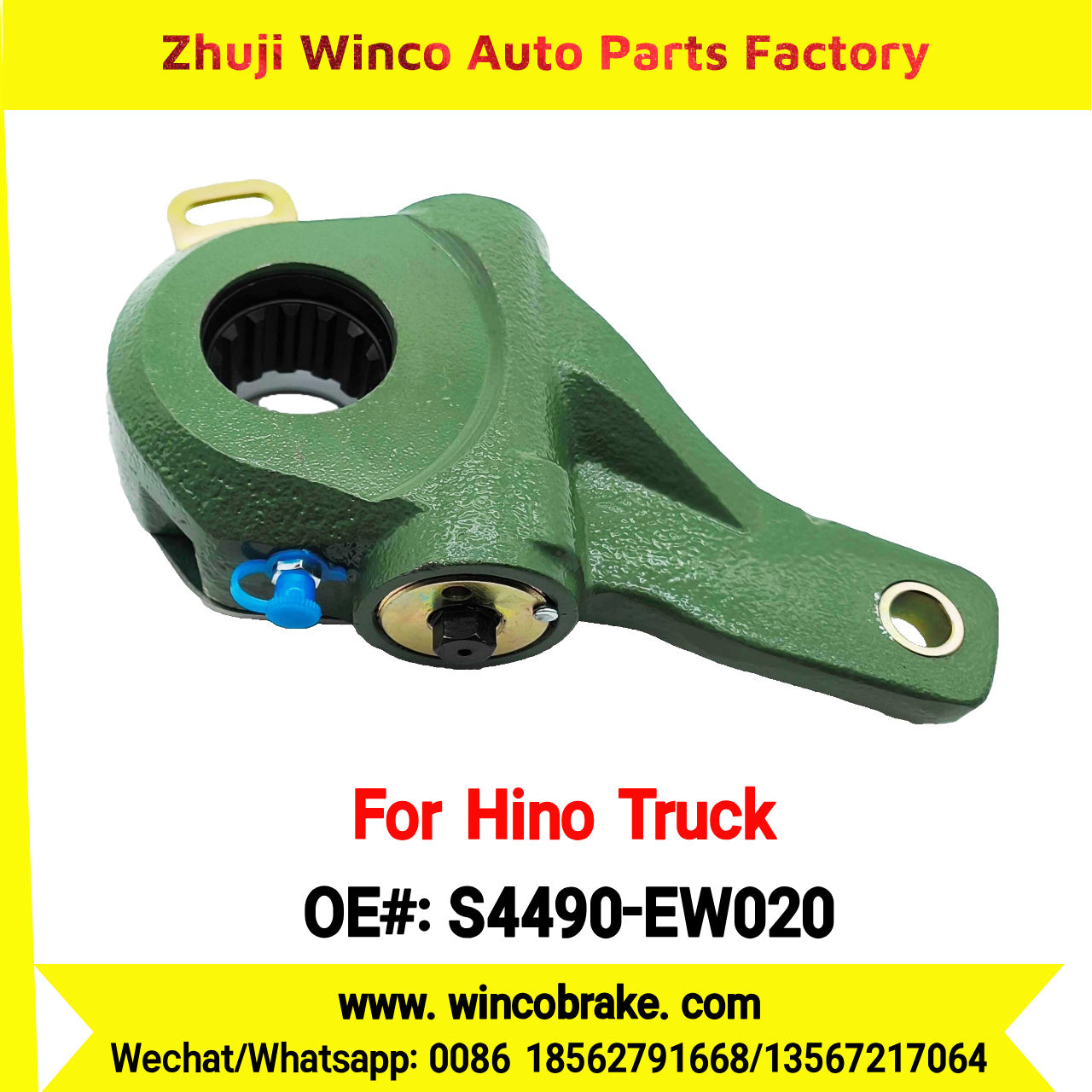 Winco OEM S4490-EW020 Automatic Slack Adjuster for Suit to Japanese HINO Truck Spare Parts