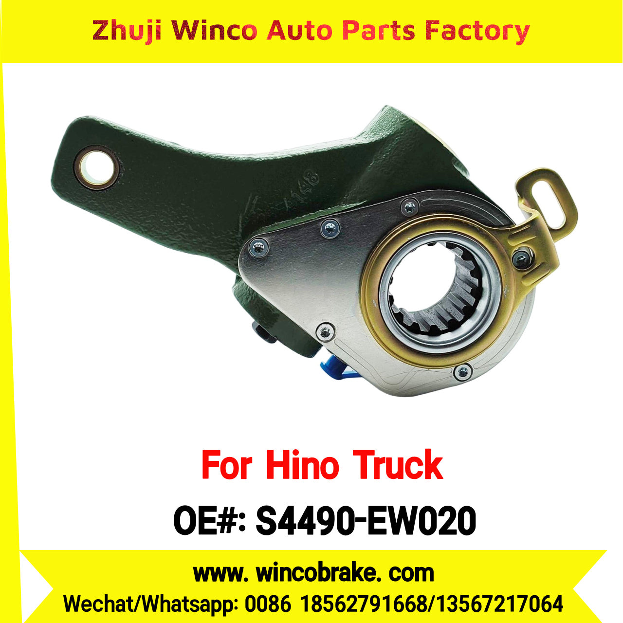 Winco OEM S4490-EW020 Automatic Slack Adjuster for Suit to Japanese HINO Truck Spare Parts