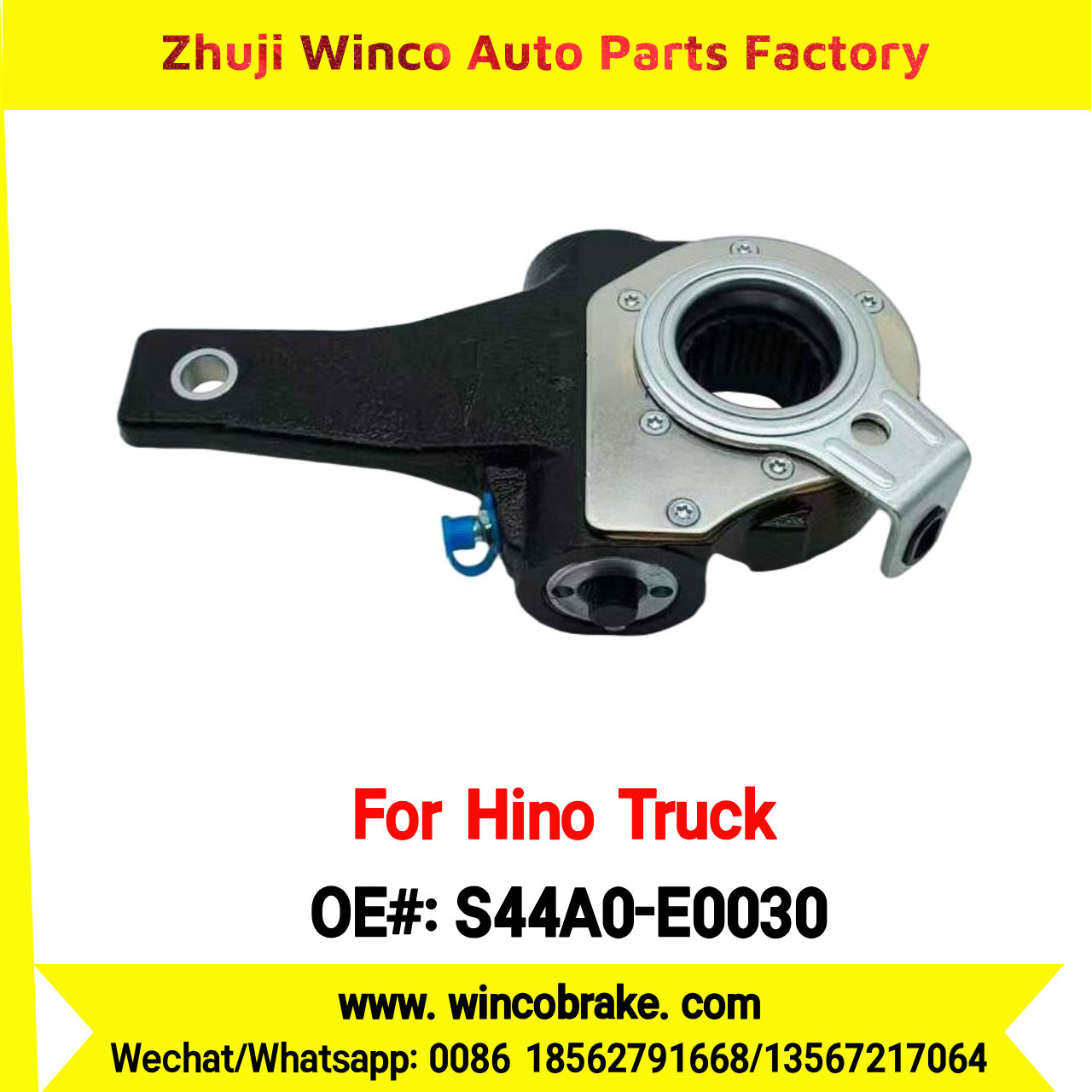 Winco OEM S44A0-E0030 Automatic Slack Adjuster for Suit to Japanese HINO Truck 700 TRUCKS 14 Teeth Spare Parts