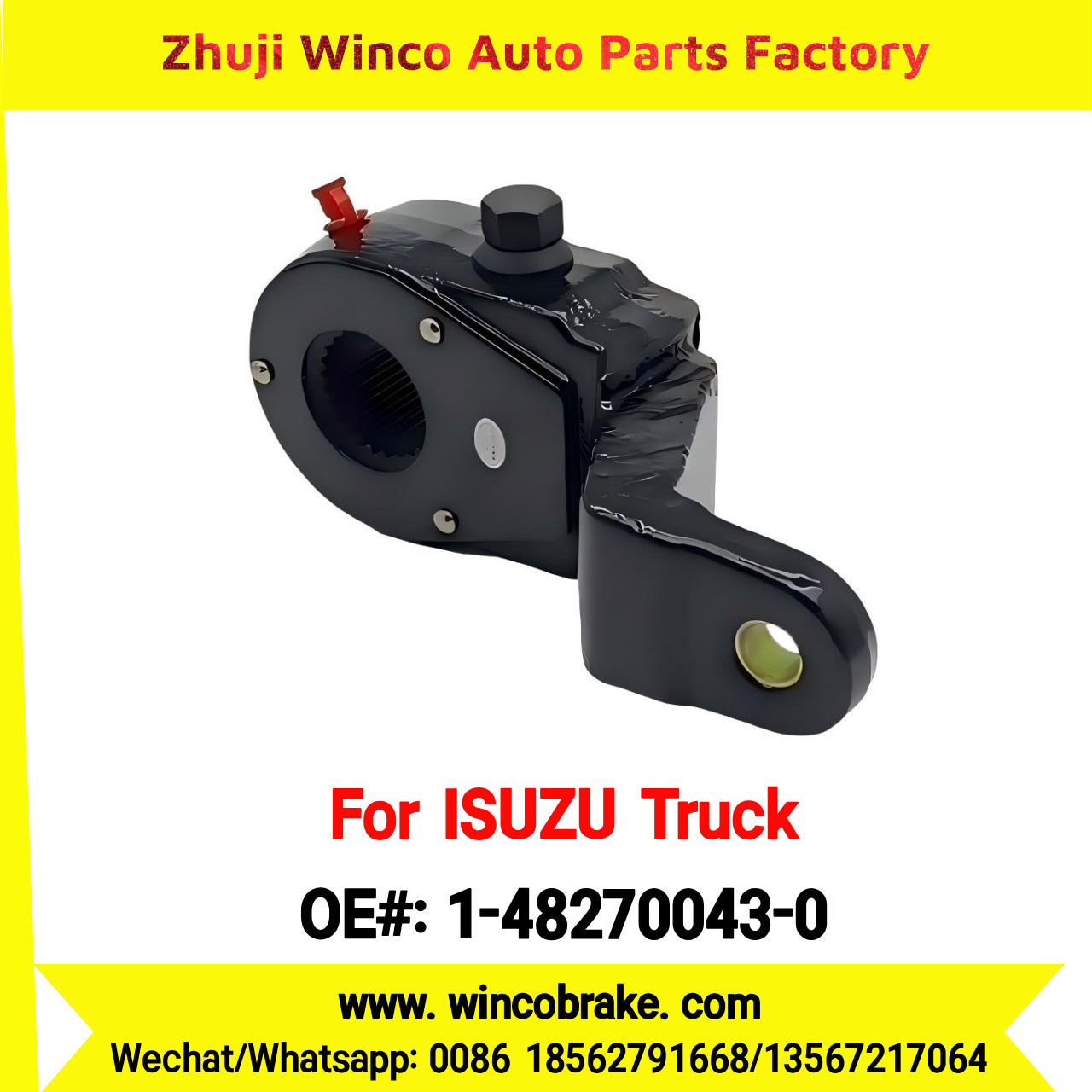 Winco OEM 1-48270043-0 Truck Brake Systems Spare Parts Supply CZX81K/10PE1 Slack Adjuster for Trucks