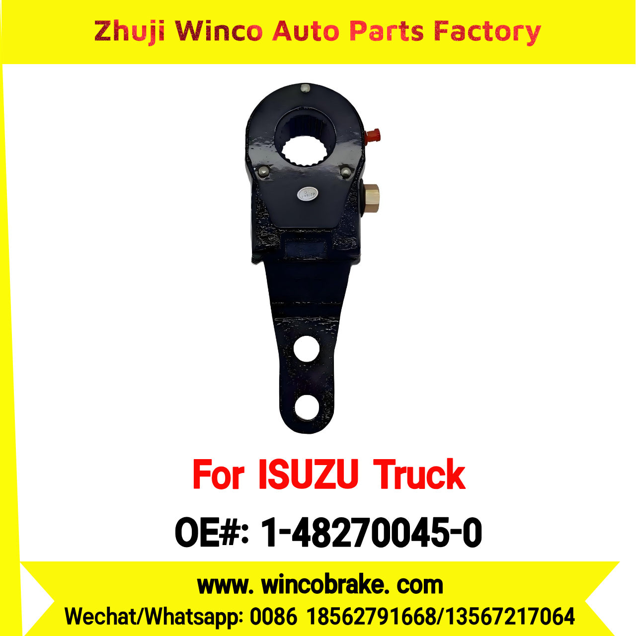 Winco OEM 1-48270045-0 Factory Supply New Manual Slack Adjuster for ISUZU 1-48270045-0