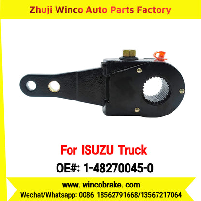 Winco OEM 1-48270045-0 Manual Slack Adjuster for Suit to Japanese ISUZU Trucks CXZ Straight 25 Teeth Spare Parts to Fit Trailer for Southeast Asia Market