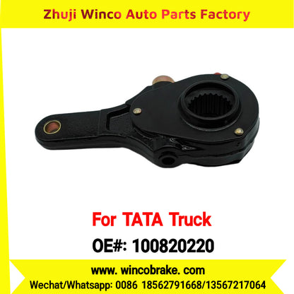 Winco OEM 100820220 Manual Slack Adjuster for India Series TATA Trucks Parts TATA MOTORS Straight 1 Hole BIG 24 TEETH New Condition Brake Assembly