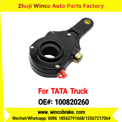 Winco OEM 100820260 WABCO Manual Slack Adjuster for India Series TATA Trucks Parts TATA MOTORS Straight 1 Hole 24 TEETH Small New Condition Brake Assembly