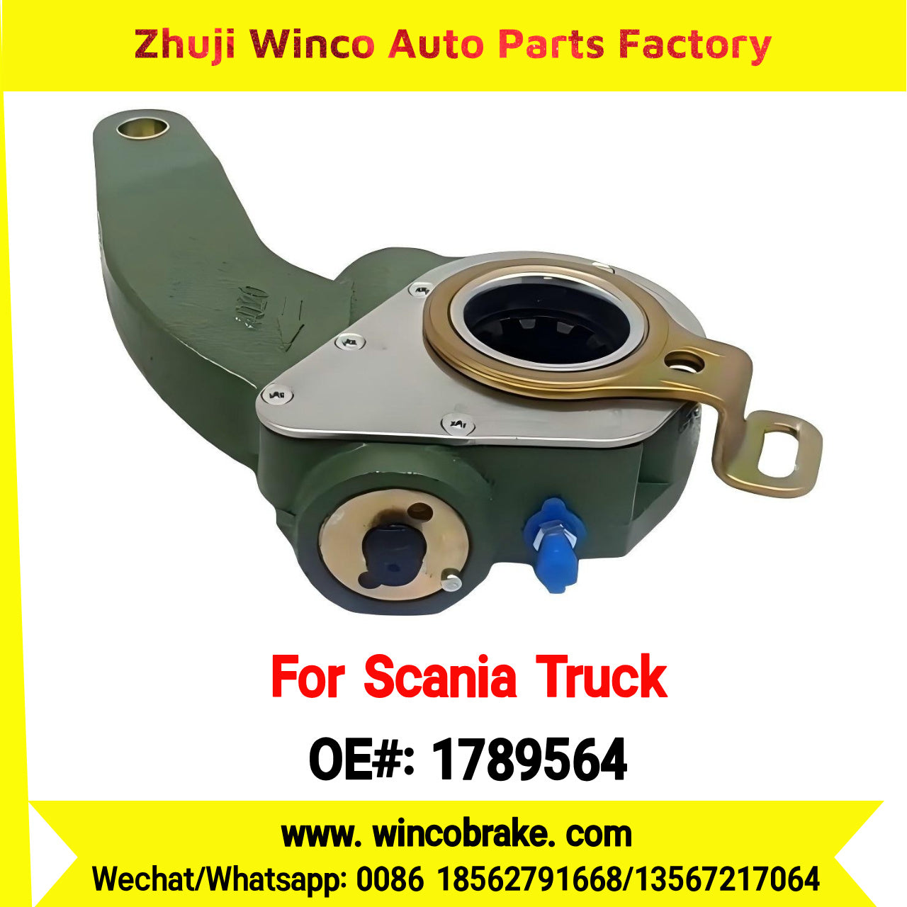 Winco OEM 1789564 Automatic Slack Adjuster to Fit European Truck and Bus to Replaces Haldex 79348