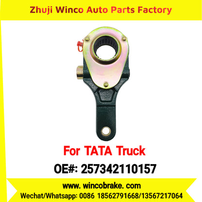 Winco OEM 257342110157 Manual Slack Adjuster for India Series TATA Trucks Parts 1612 FRONT 1 Hole 24 TEETH New Condition Brake Assembly