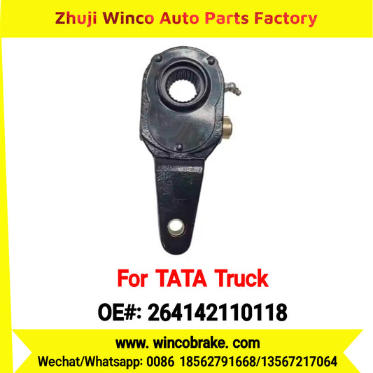 Winco OEM 264142110118 Export Manual Slack Adjuster to Fit India TATA Trucks 709 Rear Right