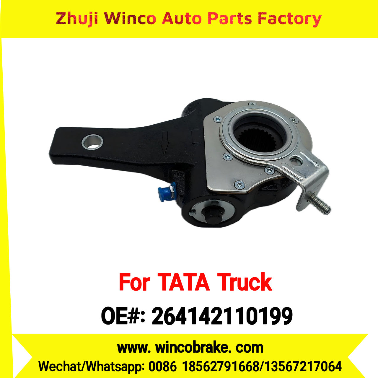Winco OEM 264142110199 India Truck Parts New Automatic Brake Slack Adjuster for TATA Truck Brakes SUIT TO INDIAN TATA TRUCKS