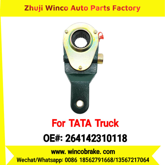 Winco OEM 264142310118 Truck Parts 709 REAR RIGHT SMALL 24 TEETH Manual Slack Adjuster for India Series TATA Trucks New Condition Brake Assembly