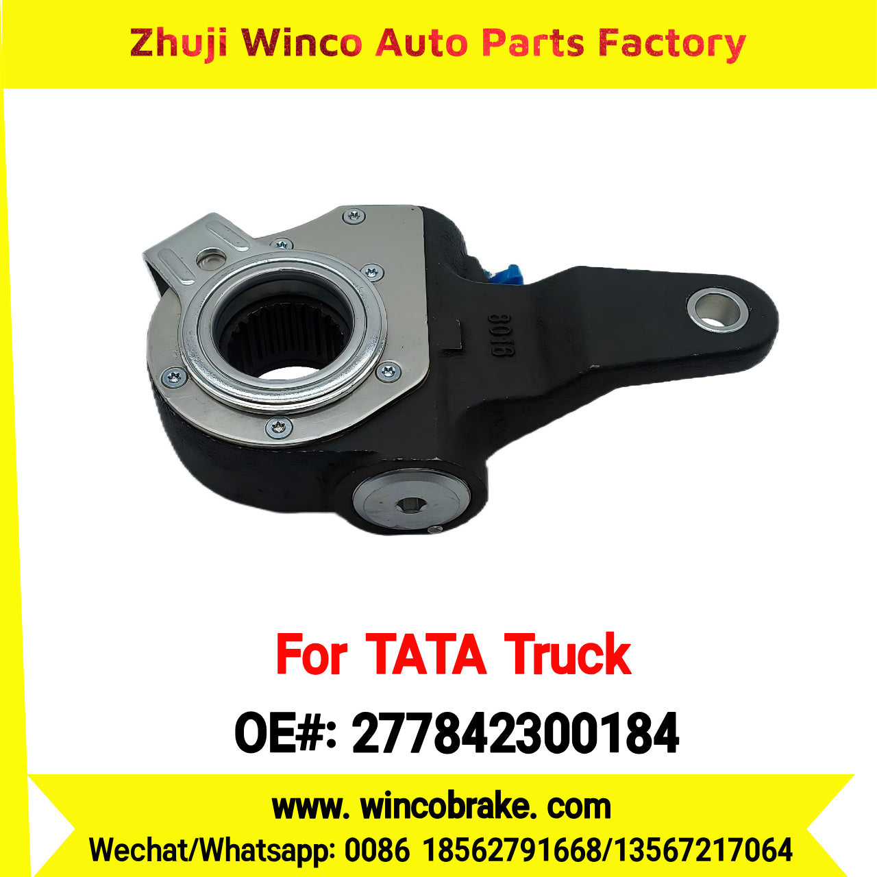 Winco OEM 277842300184 India Truck Parts New Automatic Brake Slack Adjuster for TATA Truck Brakes SUIT TO INDIAN TATA TRUCKS