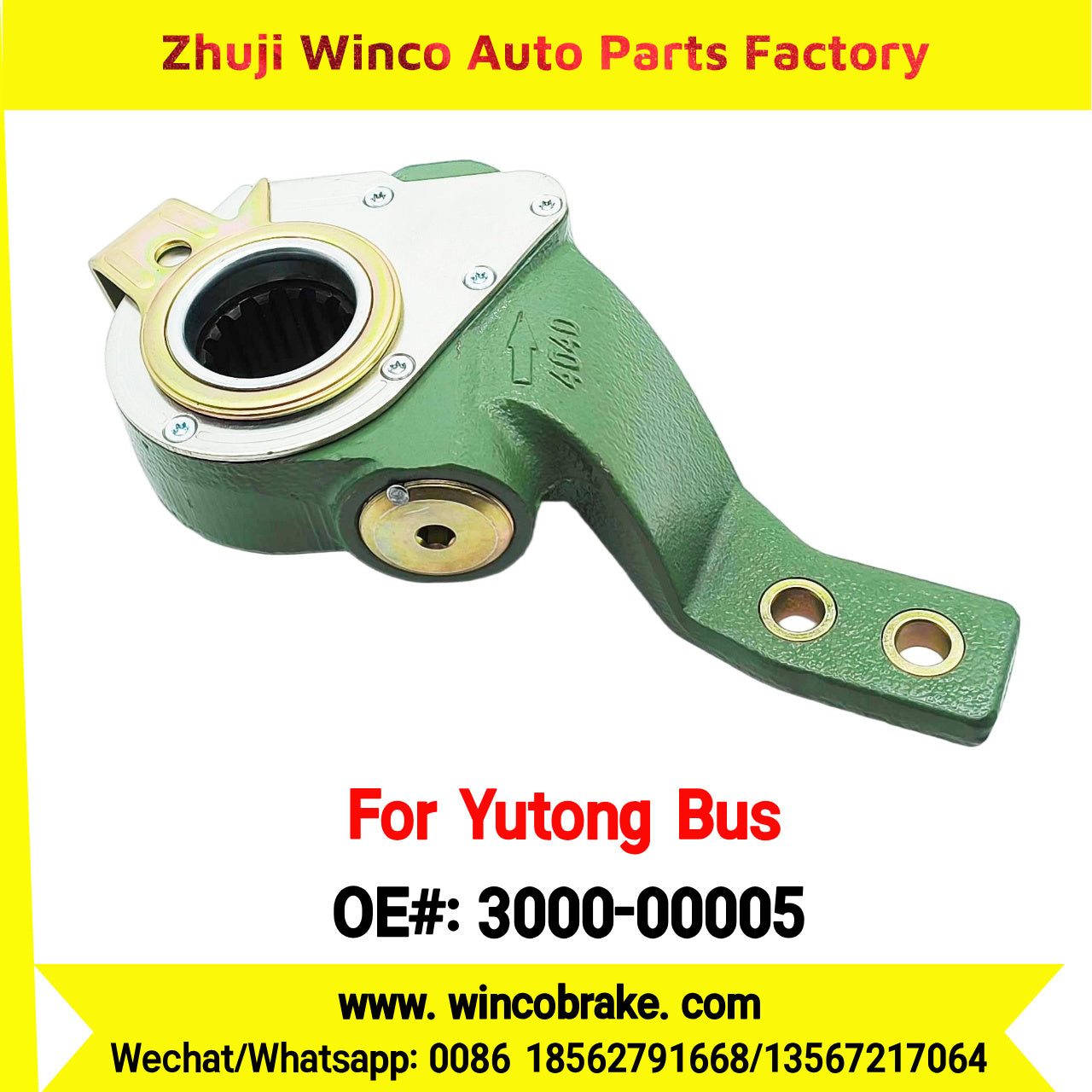 Winco OEM 3000-00005 Automatic Slack Adjuster TO FIT YUTONG BUS ZK6119 14 Teeth